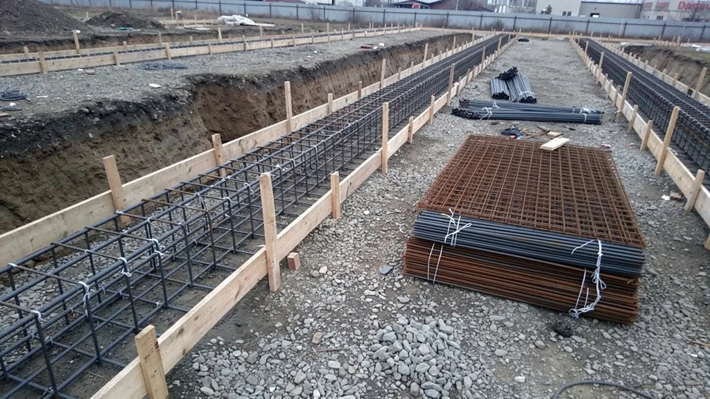 Фундамент склада 24×60 м